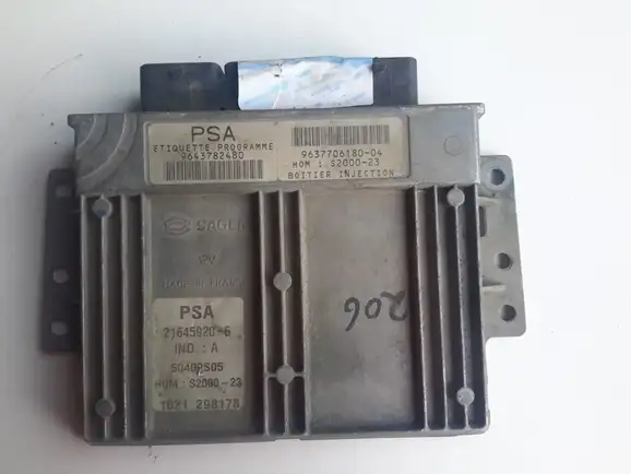 Εγκέφαλος Κινητήρα PEUGEOT 206 Hatchback / 3dr 2002 - 2009 ( F/L ) 1.4 i  ( KFW (TU3A),KFW (TU3JP),KFX (TU3JP)  ) (75 hp ) Βενζίνη #216459206