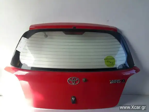 3/5η Πόρτα Πίσω TOYOTA YARIS Hatchback / 3dr 1999 - 2003 ( XP10 ) 1.0 (SCP10_)  ( 1SZ-FE  ) (68 hp ) Βενζίνη #XC5938