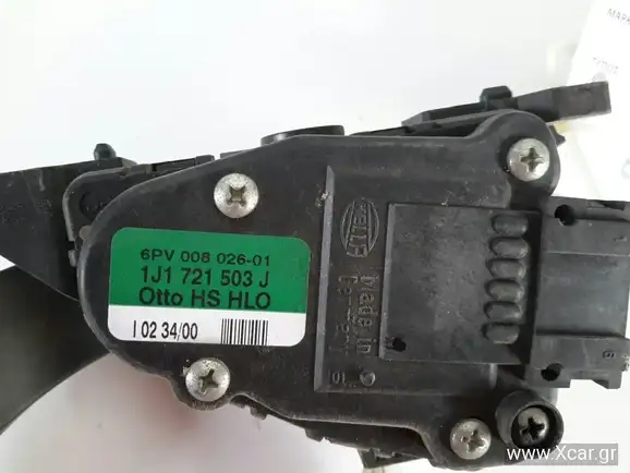 Πετάλ Γκαζιού VW NEW BEETLE Hatchback / 3dr 2005 - 2011 ( 9C1 ) 1.4  ( BCA  ) (75 hp ) Βενζίνη #1J1721503J