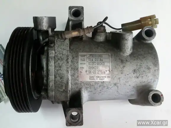 Συμπιεστής A/C (Κομπρέσορας) ROVER 200 Hatchback / 3dr 1996 - 1999 ( RF ) 214 Si  ( 14 K4F  ) (103 hp ) Βενζίνη #JPB000060