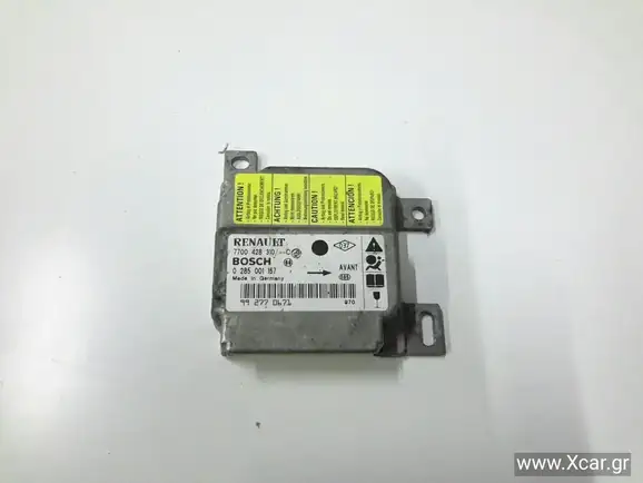 Εγκέφαλος Αερόσακων RENAULT CLIO ( CB ) Hatchback / 3dr 1998 - 2001 1.0 Campus Flex  ( D4D 754  ) (80 hp ) Βενζίνη/αιθανόλη #028500157