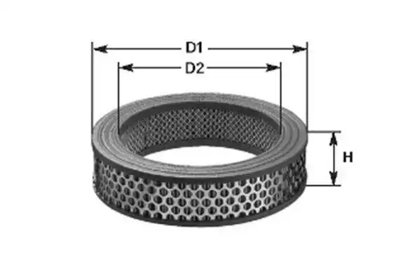 Φίλτρο αέρα RENAULT 19 1988 -1992 ( B53 ) ( C53 ) MAGNETI MARELLI 152071758485