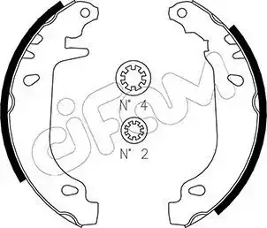 Θερμουίτ/Σιαγώνα PEUGEOT 306 1993 - 1996 ( N3 ) CIFAM 153-022