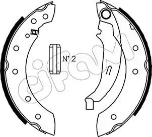 Θερμουίτ/Σιαγώνα PEUGEOT 106 1996 - 2003 CIFAM 153-350