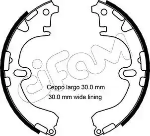 Θερμουίτ/Σιαγώνα TOYOTA COROLLA 1987 - 1992 ( EE90 ) CIFAM 153-422