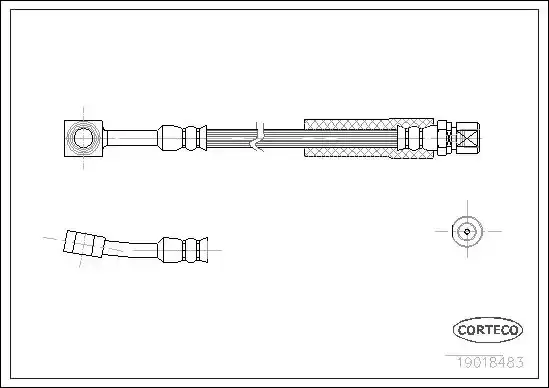 Μαρκούτσια Φρενων OPEL CORSA 2000 - 2004 ( C ) CORTECO 19018483