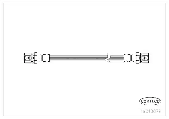 Μαρκούτσια Φρενων OPEL KADETT 1984 - 1994 ( E ) CORTECO 19018879