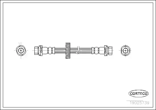 Μαρκούτσια Φρενων FORD FOCUS 2002 - 2004 ( MK1B ) CORTECO 19025739