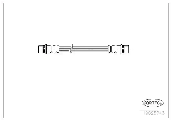 Μαρκούτσια Φρενων RENAULT CLIO 2006 - 2009 CORTECO 19025743