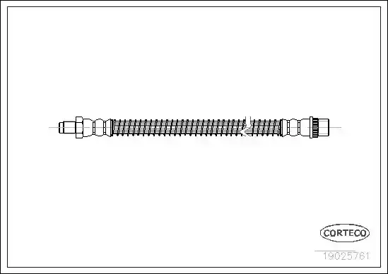 Μαρκούτσια Φρενων PEUGEOT 106 1996 - 2003 CORTECO 19025761