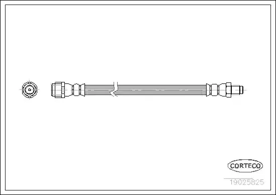Μαρκούτσια Φρενων MERCEDES C CLASS 2000 - 2003 ( W203 ) CORTECO 19025825
