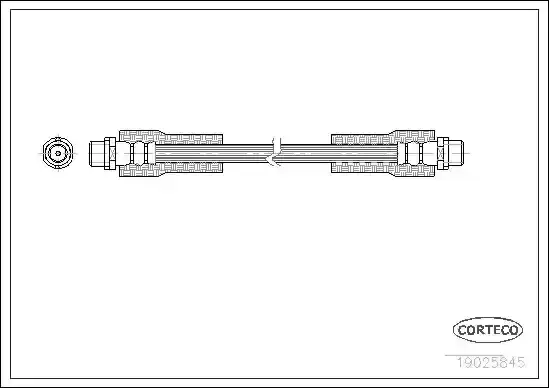 Μαρκούτσια Φρενων VW PASSAT 2000 - 2005 ( 3B3 ) CORTECO 19025845