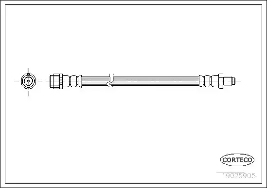 Μαρκούτσια Φρενων MERCEDES C CLASS 2000 - 2003 ( W203 ) CORTECO 19025905