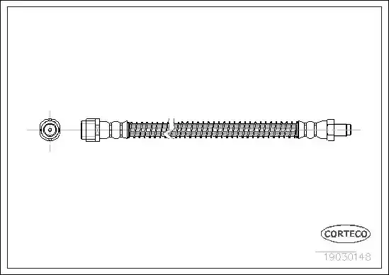 Μαρκούτσια Φρενων MERCEDES E CLASS 2002 - 2006 ( W211 ) CORTECO 19030148