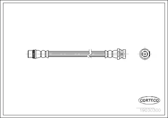 Μαρκούτσια Φρενων RENAULT MEGANE 2002 - 2005 CORTECO 19030300