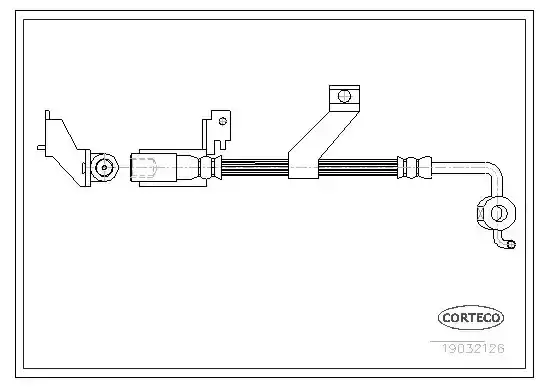 Μαρκούτσια Φρενων FORD ESCORT 1995 - 1998 MK7 CORTECO 19032126