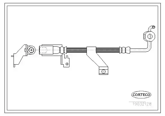 Μαρκούτσια Φρενων FORD ESCORT 1995 - 1998 MK7 CORTECO 19032128