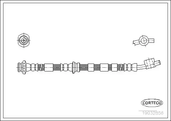 Μαρκούτσια Φρενων NISSAN PRIMERA 1996 - 1999 ( P11 ) CORTECO 19032856