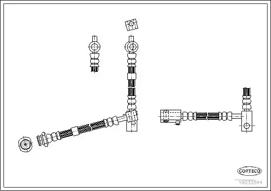 Μαρκούτσια Φρενων NISSAN PRIMERA 2002 - 2007 ( P12 ) CORTECO 19033544