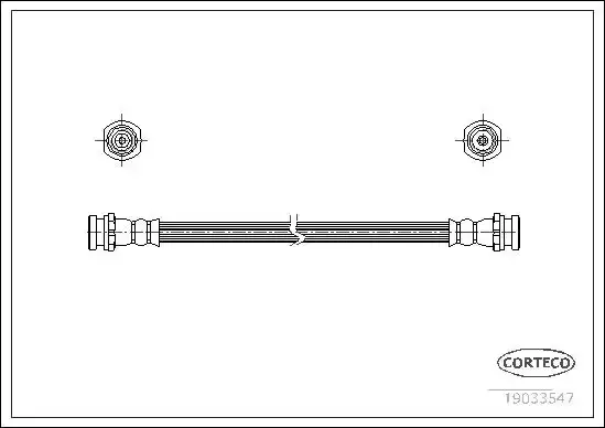 Μαρκούτσια Φρενων NISSAN MICRA 2003 - 2005 ( K12 ) CORTECO 19033547