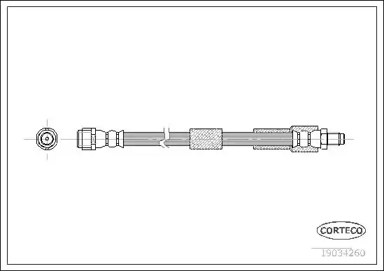 Μαρκούτσια Φρενων MERCEDES E CLASS 2002 - 2006 ( W211 ) CORTECO 19034260