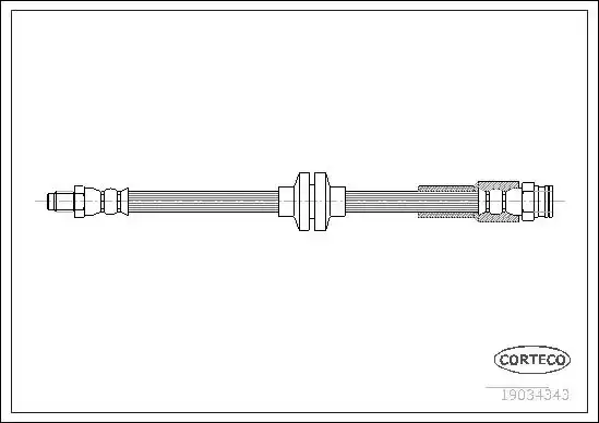 Μαρκούτσια Φρενων OPEL CORSA 2006 - 2011 ( D ) CORTECO 19034343