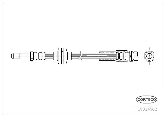 Μαρκούτσια Φρενων FORD FOCUS 2004 - 2008 (MK2A) CORTECO 19034662