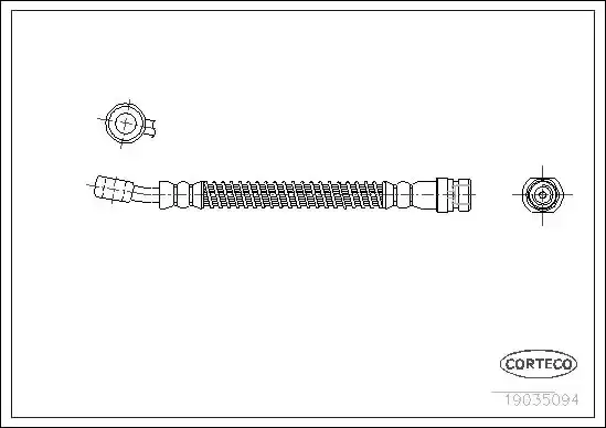 Μαρκούτσια Φρενων HYUNDAI ATOS MPV 1997 - 2000 ( MX ) CORTECO 19035094