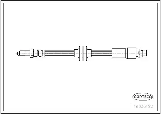 Μαρκούτσια Φρενων FORD FOCUS 2004 - 2008 (MK2A) CORTECO 19035120