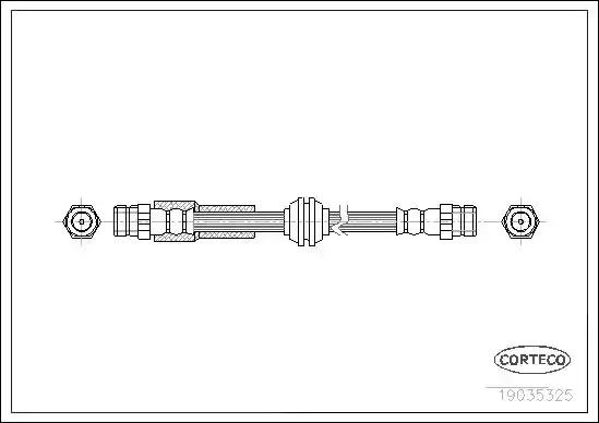 Μαρκούτσια Φρενων VW PASSAT 2000 - 2005 ( 3B3 ) CORTECO 19035325