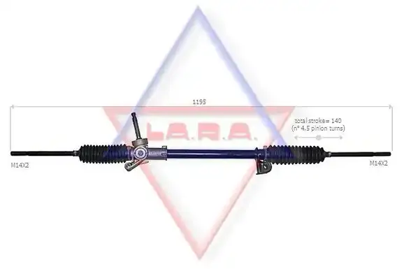 Κρεμαργιέρα & Αντλία Υδραυλικού FORD FIESTA 2002 - 2005 ( Mk5a ) LA.R.A. 200004