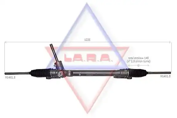 Κρεμαργιέρα & Αντλία Υδραυλικού FORD FIESTA 2008 - 2013 ( Mk6 )( JA8 ) LA.R.A. 200021