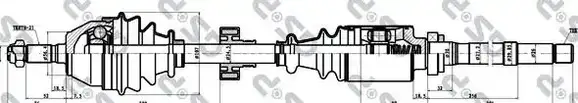 Ημιαξόνιο CITROEN XSARA …