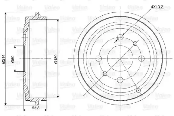 Ταμπούρο FORD KA 2008 - 2016 ( RU8 ) VALEO 237027