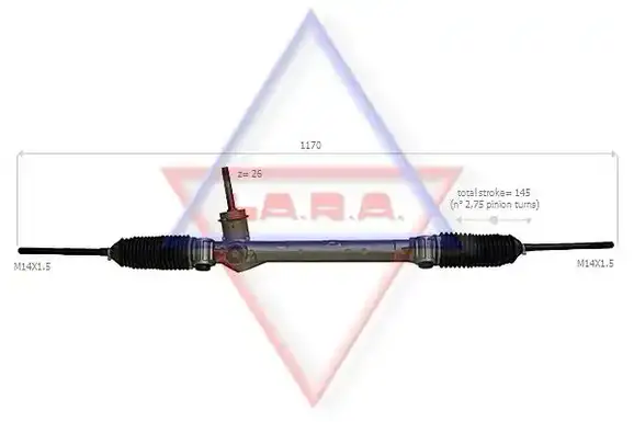 Κρεμαργιέρα & Αντλία Υδραυλικού OPEL CORSA 2006 - 2011 ( D ) LA.R.A. 290010