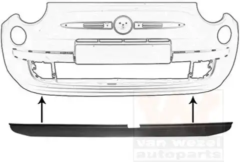 Σπόιλερ Προφυλακτήρα FIAT 500 Hatchback / 3dr 2015 - 0.9  ( 312 A2.000  ) (86 hp ) Βενζίνη #297206370
