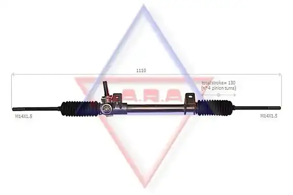 Κρεμαργιέρα & Αντλία Υδραυλικού RENAULT CLIO 2001 - 2005 LA.R.A. 310042