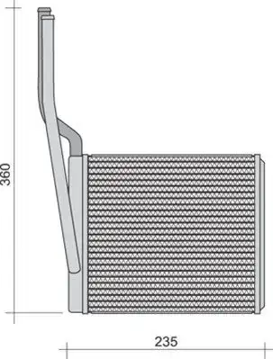 Ψυγείο Καλοριφέρ FORD TRANSIT CONNECT TOURNEO MPV / ΠΟΛΥΜΟΡΦΙΚΑ / 5dr 2009 - 2013 1.8 16V  ( EYPA,EYPC,EYPD  ) (116 hp ) Βενζίνη #317006500