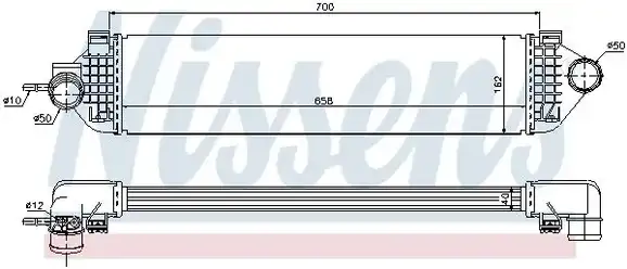 Ψυγείο Intercooler FORD FOCUS Ηatchback / 5dr 2011 - 2014 1.6 Ti  ( IQDB  ) (105 hp ) Βενζίνη #320006210
