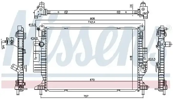 Ψυγείο Νερού FORD KUGA SUV/ ΕΚΤΟΣ ΔΡΟΜΟΥ / 5dr 2013 - 2016 1.5 EcoBoost  ( M8MA  ) (150 hp ) Βενζίνη #323006310