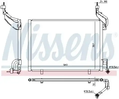 Ψυγείο A/C (Εξωτερικό) FORD TRANSIT CONNECT TOURNEO MPV / ΠΟΛΥΜΟΡΦΙΚΑ / 5dr 2013 - 2015 1.6 TDCi  ( TZGA,TZGB  ) (95 hp ) Πετρέλαιο #327006430