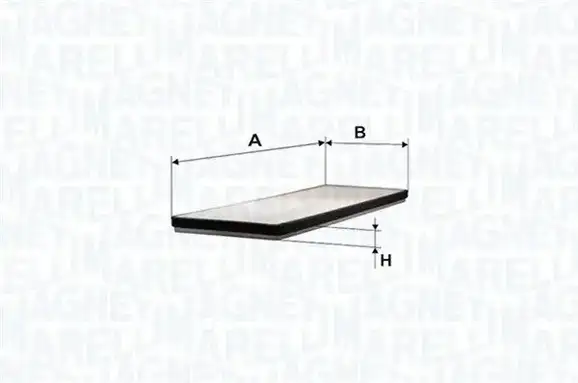 Φίλτρο αέρα εσωτερικού χώρου MERCEDES SPRINTER 1995 - 2000 ( 901 ) ( 902 ) ( 903 ) MAGNETI MARELLI 350203061410