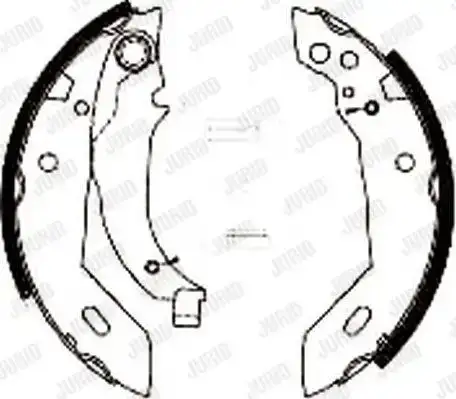 Θερμουίτ/Σιαγώνα PEUGEOT 205 1983 - 1992 ( 741 ) JURID 361377J