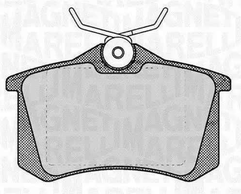 Τακάκια Σετ VW NEW BEETLE 2005 - 2011 ( 9C1 ) MAGNETI MARELLI 363916060131