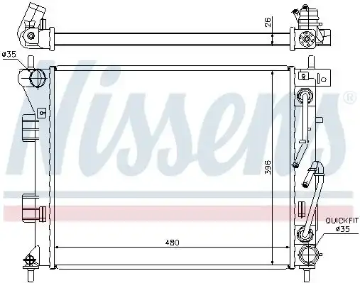 Ψυγείο Νερού HYUNDAI i30 Hatchback / 5dr 2012 - 2014 1.6 CRDi  ( D4FB  ) (136 hp ) Πετρέλαιο #368006330