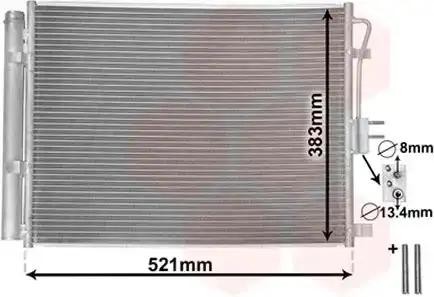 Ψυγείο A/C (Εξωτερικό) HYUNDAI i30 Hatchback / 5dr 2012 - 2014 1.6 GDI  ( G4FD  ) (140 hp ) Βενζίνη #368006420