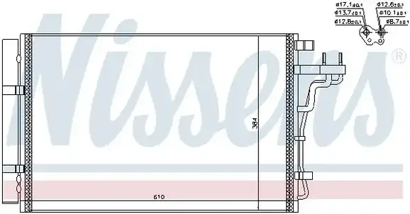 Ψυγείο A/C (Εξωτερικό) KIA SOUL MPV / ΠΟΛΥΜΟΡΦΙΚΑ / 5dr 2013 - 2017 1.6  ( G4FG  ) (122 hp ) Βενζίνη #422206410