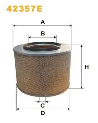 Φίλτρο αέρα BMW X5 2007 - 2010 ( Ε70 ) WIX FILTERS 42357