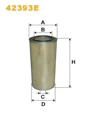 Φίλτρο αέρα NISSAN PRIMERA 1990 - 1993 ( P10 ) WIX FILTERS 42393