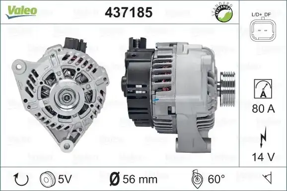 Δυναμό/Εναλλάκτης PEUGEOT 106 1992 - 1995 VALEO 437185